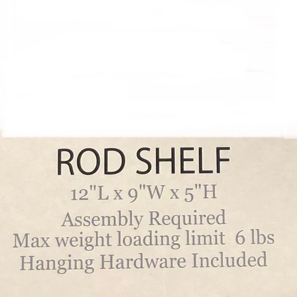 Shelf with Hanging Rod - Picture 3 of 3